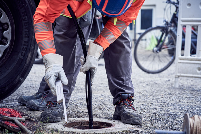 Tiefengenaues fixieren des Verpresspackers auf Verpressventiltiefe